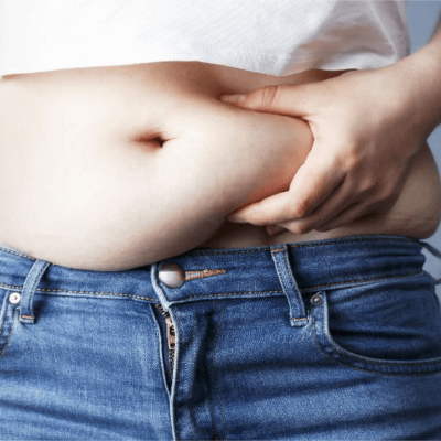 If you have excess belly fat, get rid of it