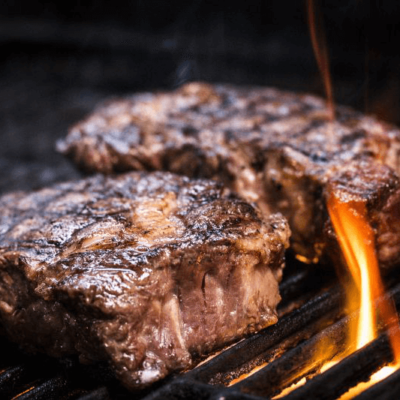 Don’t overcook or burn your meat