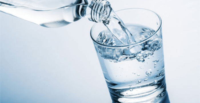 Drink some water, especially before meals